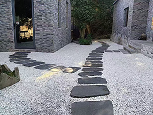 slate stone garden pathway design